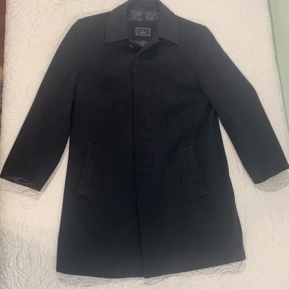 Sayki Men’s Wool Blend Jacket Coat Size Small Pre-Owned EUC - Picture 1 of 10